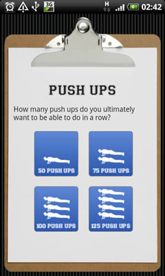 Push Ups - set your goal picture