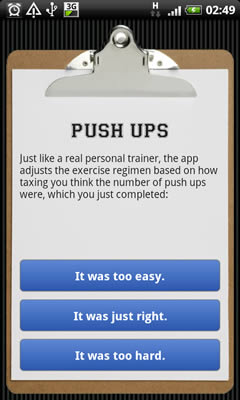 Android Push Ups