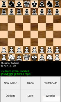 Chess for Android - Options