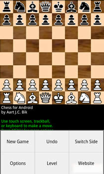 Chess for Android - Options