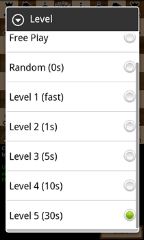 Chess for Android - Levels picture